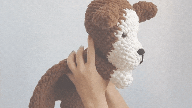 Perro | Tejido | Peluche de Apego | crochet | niños